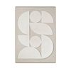 Arc Bloom II Hand-Painted 3D Textured Canvas Wall Art