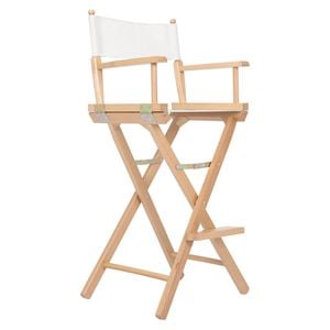 La Bella Folding Tall Chair Bench WOOD HUMOR Movie Director 76cm