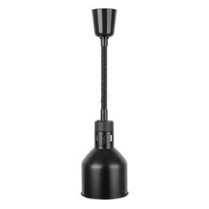 Apuro Retractable Heat Lamp Shade Matt Black Finish - Heat Lamps (DR759-A)