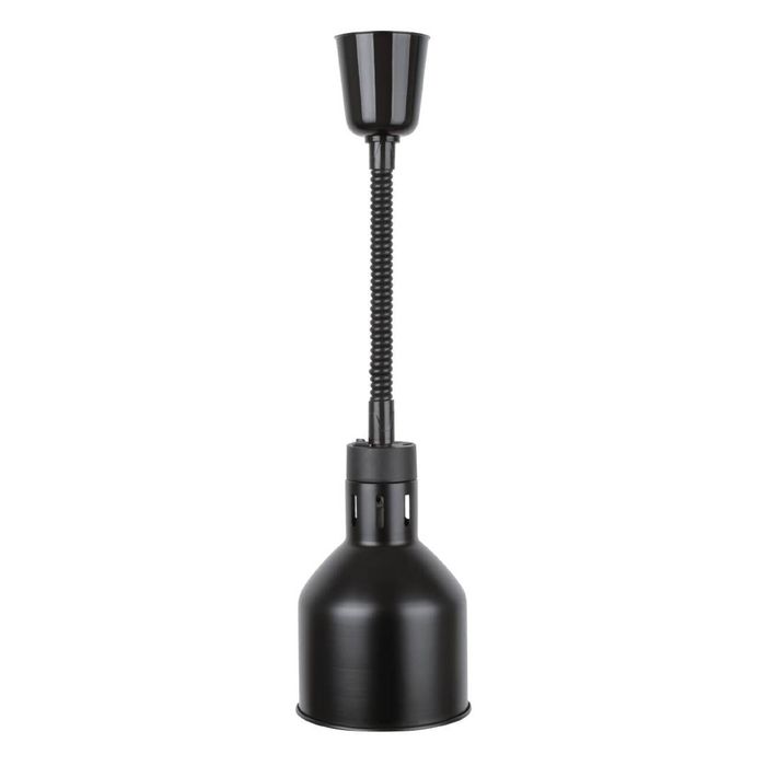 Apuro Retractable Heat Lamp Shade Matt Black Finish - Heat Lamps (DR759-A)