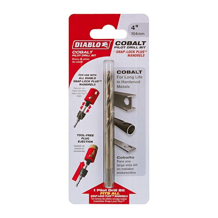 Diablo 104mm Hole Saw Cobalt Pilot Drill Bit