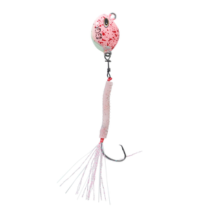 Vexed Bottom Worm Long Shank 10g Mutsu Fishing Jig Lure Coral Prawn Glow