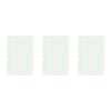 3x 60pc Filofax Pocket Notebook Paper Refill Coloured Stationery Pastel Squared