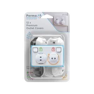 Perma Child Safety Premium Outlet Covers – 12 Pack