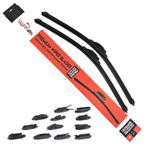 SWAN Wiper Blades for Volkswagen BMW 2003-2010 24" + 19" Front Pair Side Lock