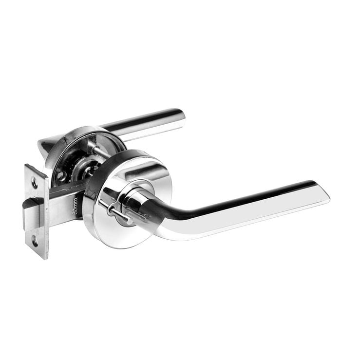 Delf Polished Stainless Alicante Privacy Lever Set