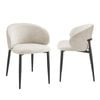 Marian Dining Chairs Pair (Set of 2) Beige