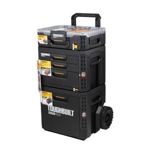 ToughBuilt StackTech 3 Piece Rolling Drawer Combo