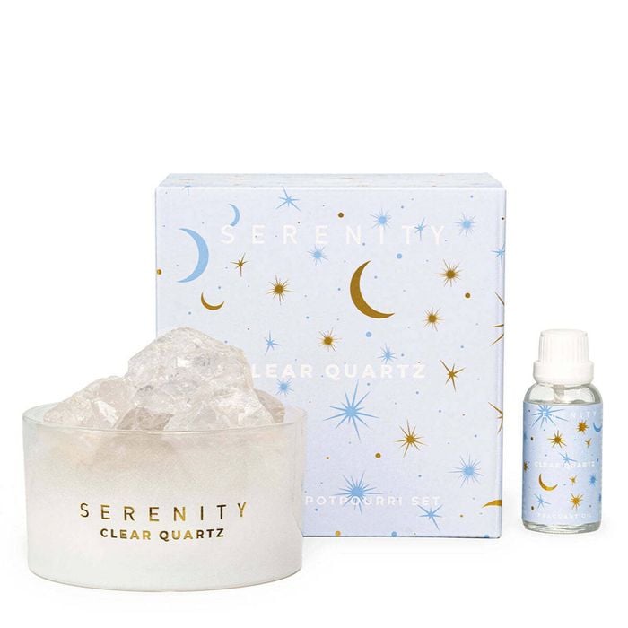 3pc Serenity Crystal 50ml Potpourri & Oil Fragrance Set Healing & Clear