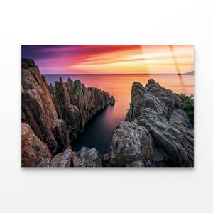 Tojinbo Cliffs at Dusk   Print 100% Australian Made 50 x 40cm  (Acrylic)