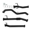 Ignite Exhausts Dpf Back For Mazda Bt50 B30b 3l With Straight Pipe Black Aluminised Steel