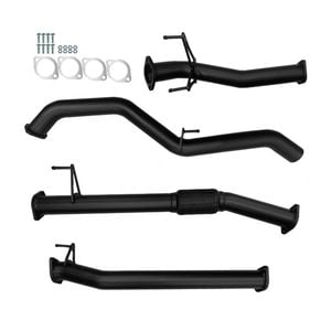 Ignite Exhausts Dpf Back For Mazda Bt50 B30b 3l With Straight Pipe Black Aluminised Steel