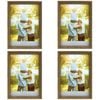 4PK Frankie & Me Window Wooden A4 Picture Frame Home/Office Photo Decor Oak