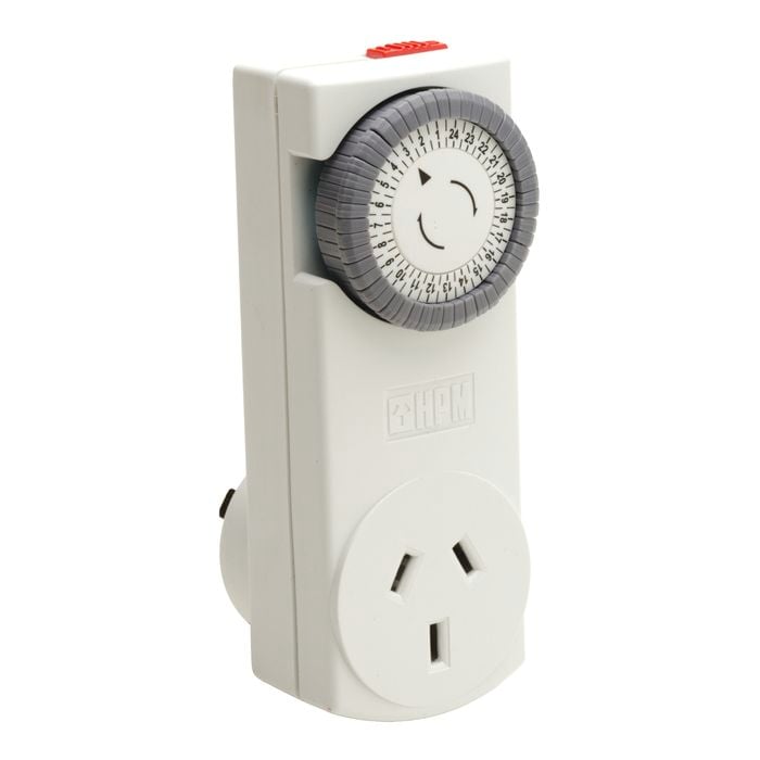 HPM Slimline 24HR Analogue Timer