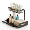 Artiss Under Sink Organizer Storage Black