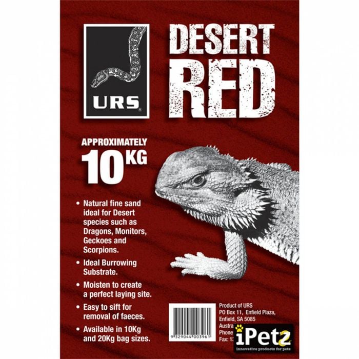 URS Natural Fine Red Desert Sand Substrate 10kg