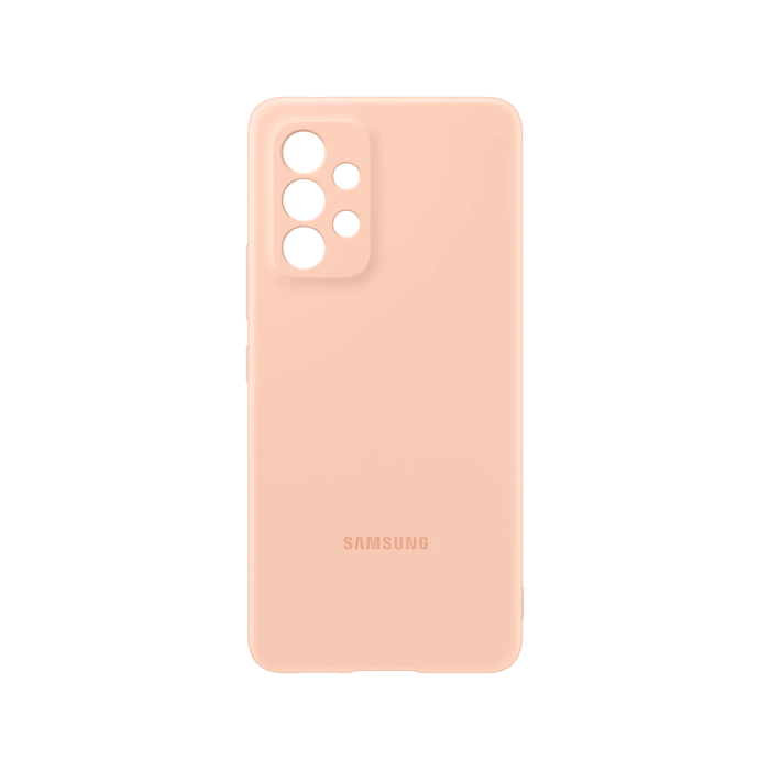 Samsung Silicon Cover For Galaxy A53 5G - Peach