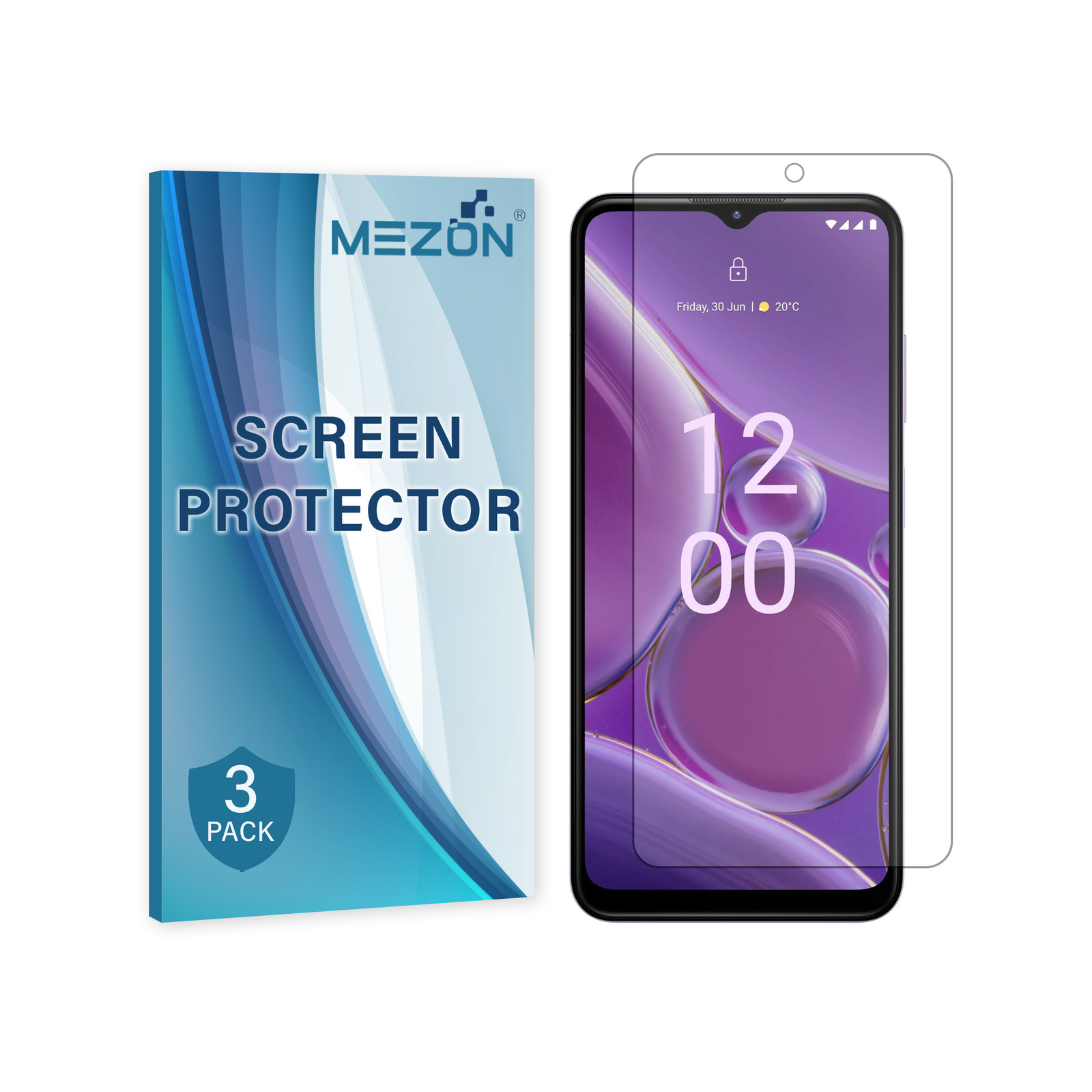 Pellicola Privacy Upscreen Per Nokia G42 5G - Anti-spia, Antigraffio, Made In Germany - 4