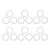 6x 3pc Coffee Culture 3-Cup Silicone Gasket For Stovetop Espresso Cup White