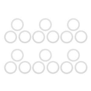 6x 3pc Coffee Culture 3-Cup Silicone Gasket For Stovetop Espresso Cup White