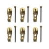 Everhang 15kg Brass Plated Picture Hanging Angle Drives - 6 Pack