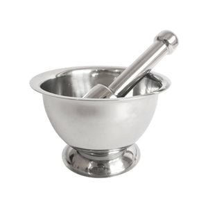 12cm Stainless Steel Mortar And Pestle Set Herbs Grinder