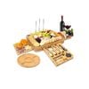 Unique Bamboo Cheese Board Knife Set - Housewarming, Wedding, Bridal Shower