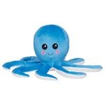 Happy Tails Blue Plush Octopus Toy