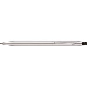 Cross Click Ball Point Pen/ballpoint Writing Stationery Medium Sb Nib Chrome