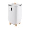 Costway 35L Large Towel Warmer Bucket for Wet Tower w/Timer White