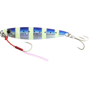Majorcraft JigPara Short 20g Metal Fishing Jig 30 Zebra Iwashi