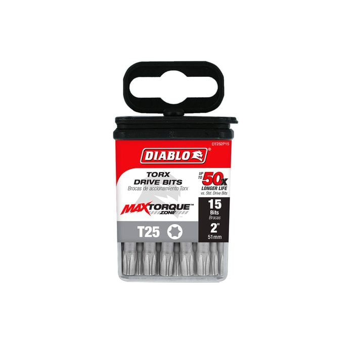 Diablo Power Bit T25 2" 15 Pack