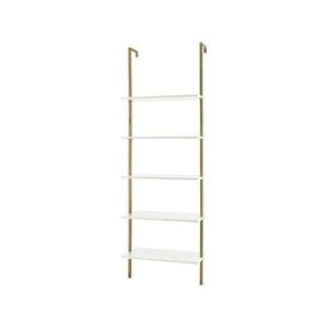 Costway 5-tier Ladder Shelf Wall Mounted Bookshelf