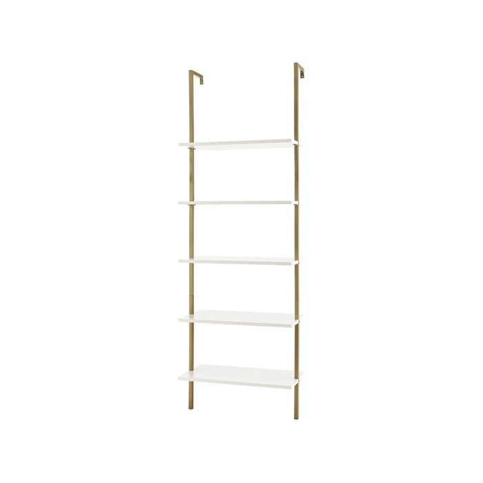 Costway 5-tier Ladder Shelf Wall Mounted Bookshelf