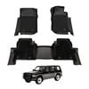 AUSGO Double-Layer Car Floor Mats for Nissan Patrol GQ Y60 1988-1997 All-Weather Floor Liners
