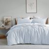 Ardor Frankie Stripe Quilt Cover Set - Blue - Double