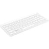 Wireless White HP Keyboard - Bluetooth 5.2 for PC/Mac/Tablet