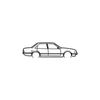 Ignite Laser Holden VH Sedan Silhouette Metal Wall Art Rustic Metal 15.7inch/40cm