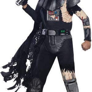 Star Wars Boys Battle Damaged Darth Vader Costume - Large
