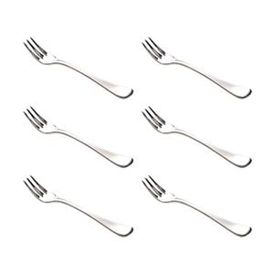 6pk Maxwell & William Cosmopolitan Oyster Fork