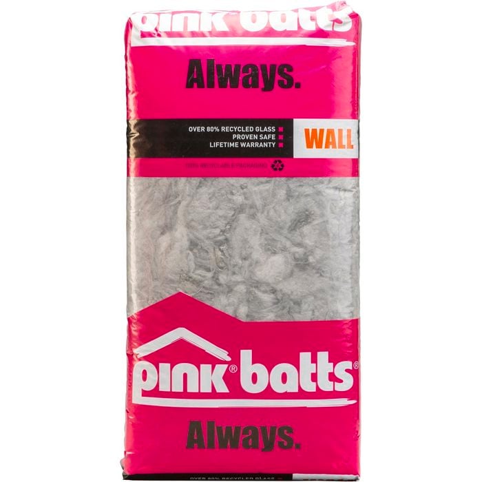 Pink® Batts® 16.6m Silencer 75mm Glasswool Wall Insulation