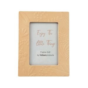 Urban Caprice Foliage 4x6" Photo Frame W/ Stand Home Decor - Blush