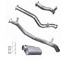 Ignite Exhausts Dpf Back For Toyota Landcruiser 79 Series V8 Dual Cab 3" With Muffler Raw Aluminised Steel