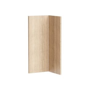 Kaboodle Almond Oak Modern Corner Wall Cabinet Doors - 2 Pack