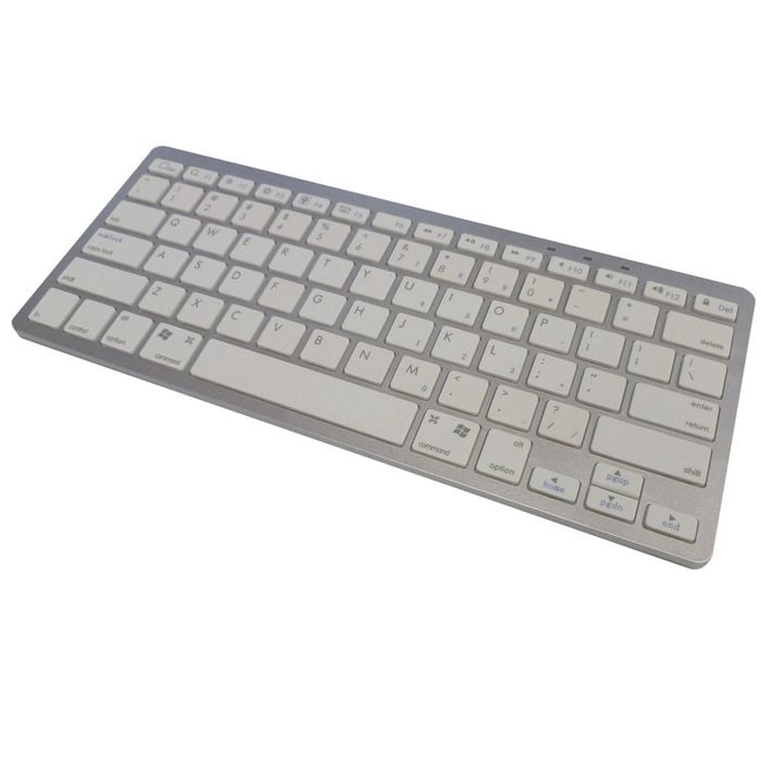 Wireless Bluetooth Keyboard - Silver