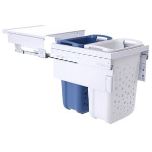 Hafele 2 x 33L White Laundry Carrier