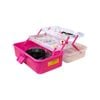 Forceten 130 Piece Kids Fishing Kit - Pink