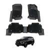 AUSGO Double-Layer Car Floor Mats for Mitsubishi Pajero Sport 2015-Onwards All-Weather Floor Liners
