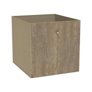 Flexi Storage Clever Cube 330 x 330 x 370mm Oak Timber Front Insert
