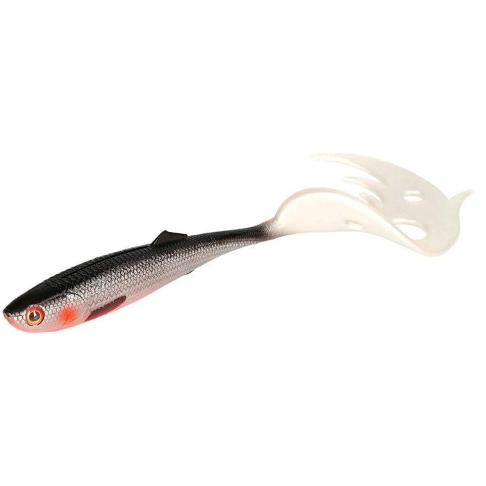 Mikado Jaws MCT 18cm Curl Tail Soft Plastic Fishing Lure Roach